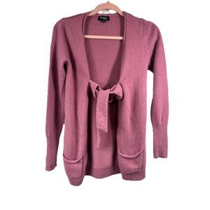 Froggy Angora Wool Blend Cardigan Mauve Pink M Balletcore Luxury Blend Soft Girl